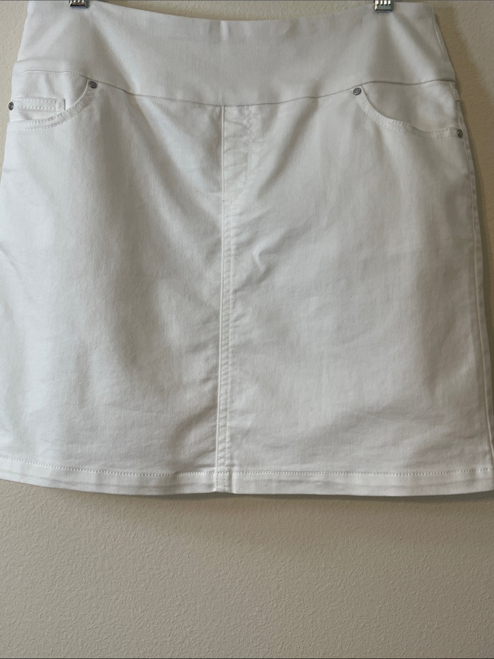 S.C. & Co. White Denim Skort - Picture 10 of 16